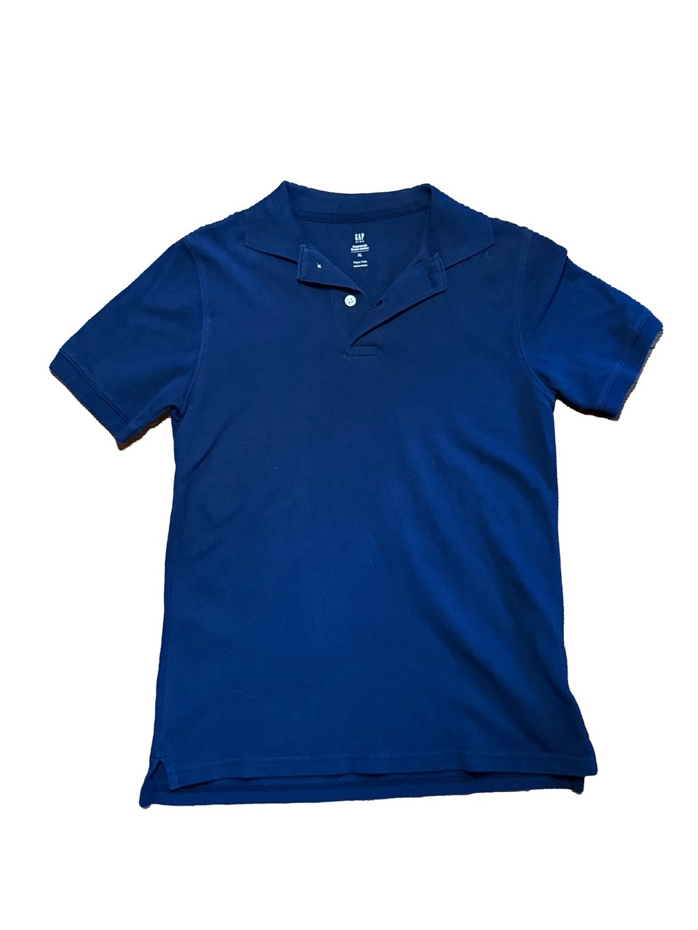 GAP Boys' CottonRoyal Blue Polo Shirt XL